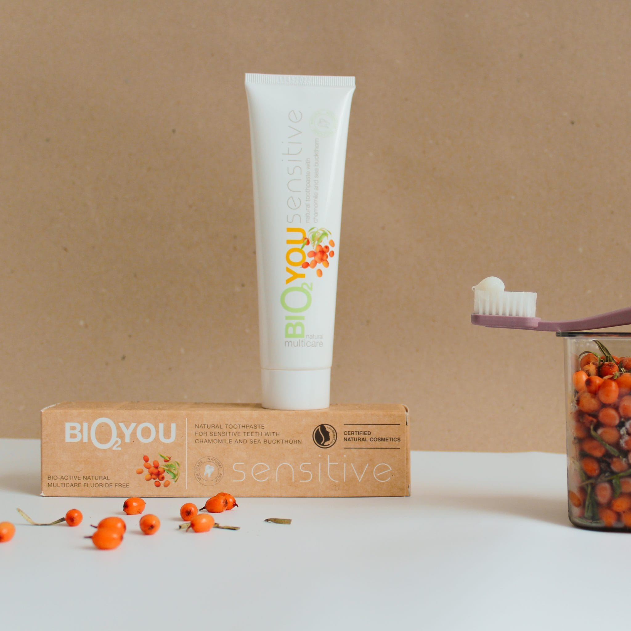 Natural Toothpaste for Sensitive Teeth 100ml | Bio2You