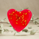 Ziepes sirds formā ar greipfrūtiem un grūbām 60g - Image 2