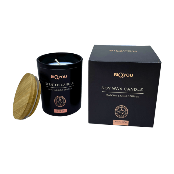 Sojas vaska svece Mača & Godži ogas 140 g - Image 2