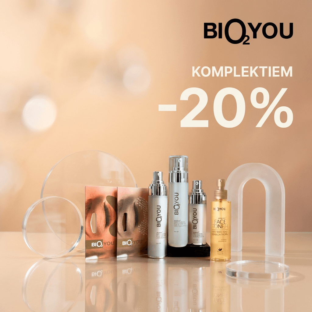 Skincare products with discount promotion