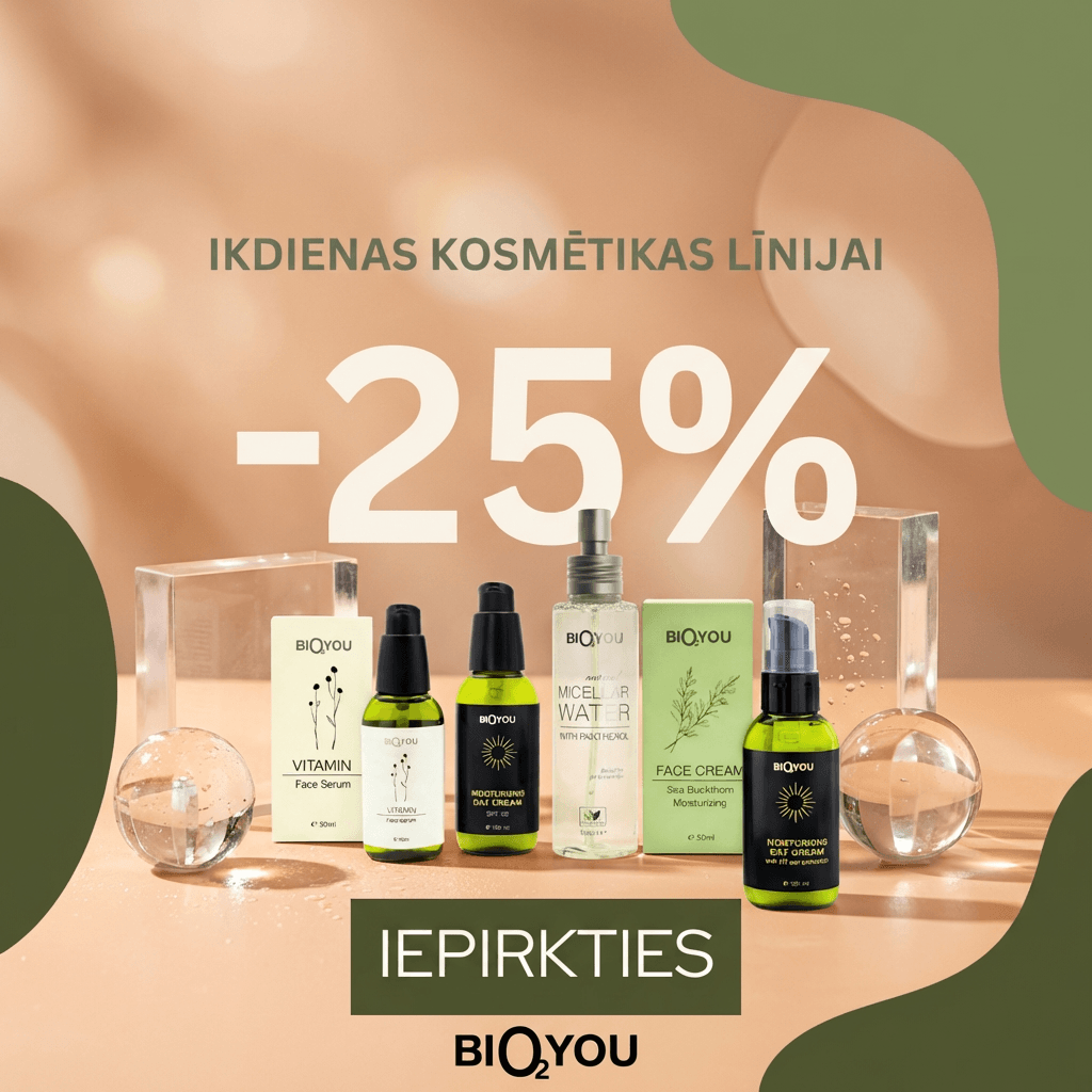 Cosmetic products with discount promotion